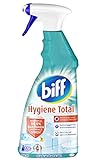 Biff Hygiene Total, Badreiniger, 750 ml, Sprühflasche, für alle Oberflächen im Bad, entfernt 99,9 {eca3ebbda5e17af511dfd2fdea5ff6f8de7a51aa7b8a3b7928a197ec0c23e541} der Bakterien und speziellen Vieren*